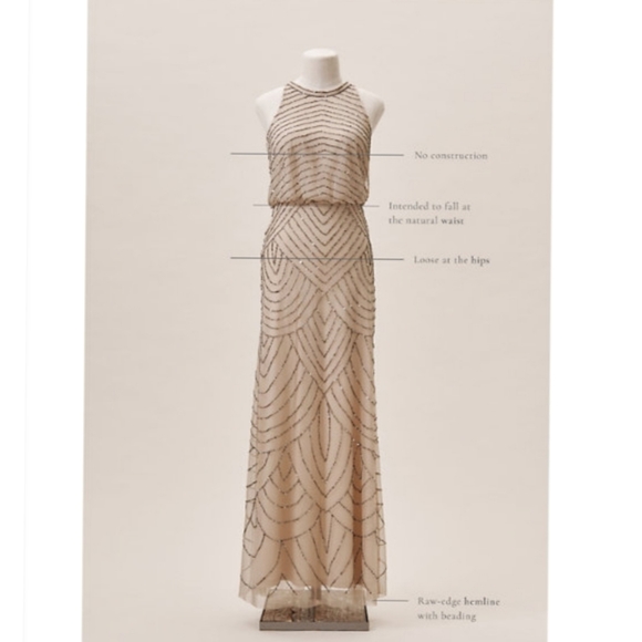 BHLDN ×Adriann Papell Madigan Beaded Tulle Dress - Picture 6 of 12